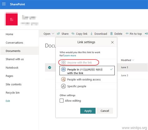 sharepoint share anyone greyed out|Anyone with the link option is greyed out even when the settings .
